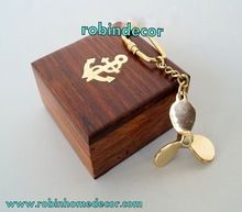 Key Ring with Wood Box