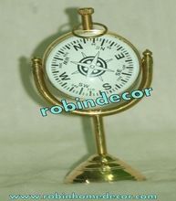 Marine Brass Table Clock