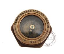 Antique Royal Navy Flat Compass