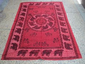 AFRICAN ELEPHANT PRINTED TAPESTRY