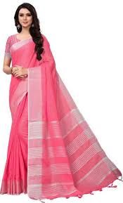 Linen Cotton Saree