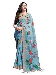 Pure Linen Cotton Saree