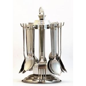 Stainless steel cutlery stand