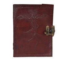 Leather Journal Wicca Diary