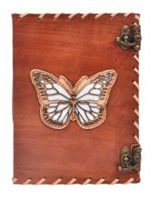 Unlined Paper Leather Journal Notebook