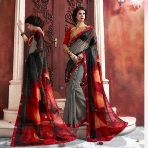 Shrungar Polly cotton Printed Saree