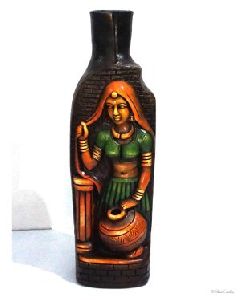 Small Vase Lady with Matka