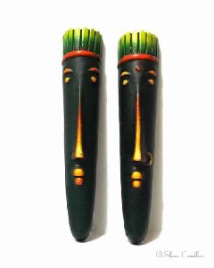 Tribal Face Couple Set Of 2