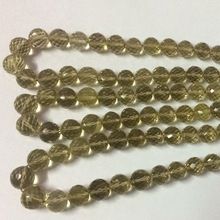  Quartz Round Faceted Beads