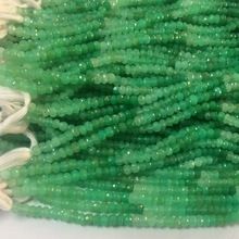 Chrysoprase Faceted Rondelle Beads Strand