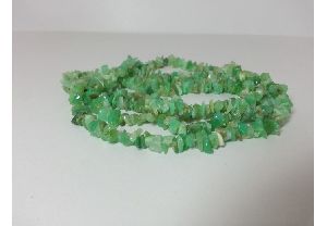 Natural Chrysoprase Uncut Chips Beads Strand 3