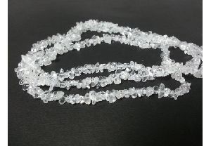 Natural Crystal Quartz Uncut Chips Beads