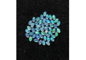 Natural Ethiopian Welo Opal Smooth Oval Cabochon