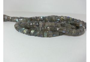 Natural Labradorite Smooth Tyre Beads Strand