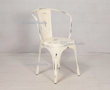 Vintage Industrial Restaurant Metal Chair