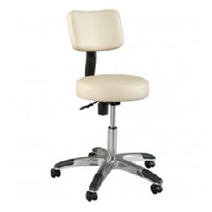 Therapist Stool with Backrest