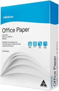 Initiative A4 Office Copy Paper 80Gsm White Pack 500 Sheets