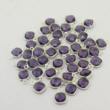 silver in amethyst Gemstone