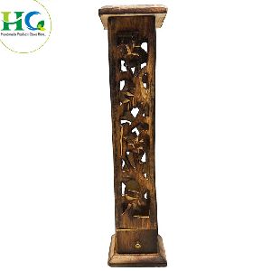 Tower incense burner Crafted wooden