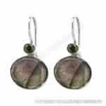 Labradorite earrings sterling silver fine jewelry