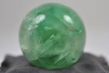 Green Fluorite Spheres & Balls