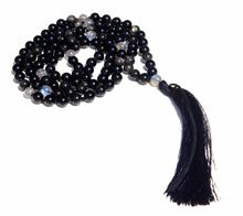 Black Obsidian Natural Gemstone Chakra Energy Round Beads