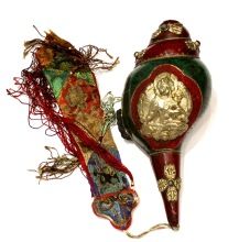 Handcrafted Engraved Blow Conch Shell Hindu Buddhism Tibetan Shankha