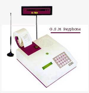 GSM payphones with billing machine