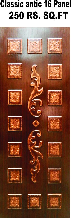 Classic Antique 16 Panel Laminated Door