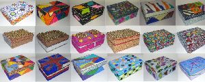 LACE BEADED CRAFTED DECORATIVE GIFT BOXES