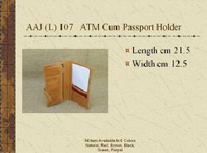 atm cum passport holder