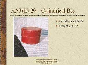 cylindrical box