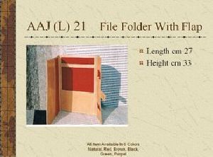 file folder with flap