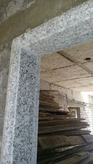 kani molding White granite solid door frame