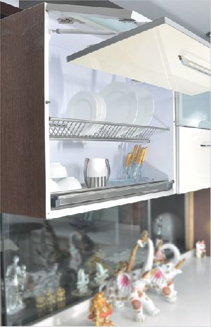 Plate Rack with Drip Tray SS