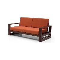 wooden sofa