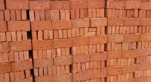 building construction red clay bricks