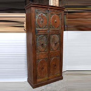 wooden carved cabinet