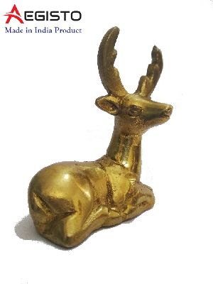Brass Small Deer Showpiece