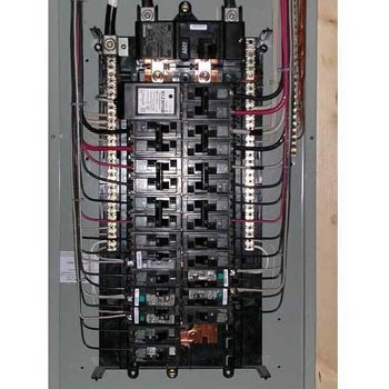 PVC Black Red White wiring harness electrical panel