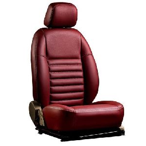 Maroon Rexine Car Seat Covers
