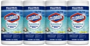 Clorox Pacific Breeze & Coconut Scentiva Disinfecting Wipes