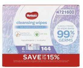 Huggies Cleansing Wipes