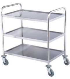 Stainless Steel Service Trolley