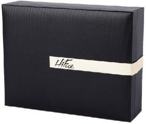 Black Clamshell Rigid Gift Box