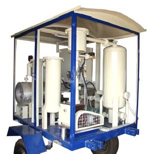 mobile transformer oil filtration plant