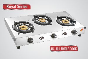 Three burner royal cooktops