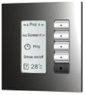 Smart DLP wall switch Panel EU with LCD