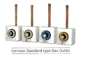 German Starndard Type Gas Outlet