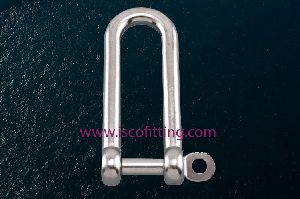 Long D Shackle with Captive Pin